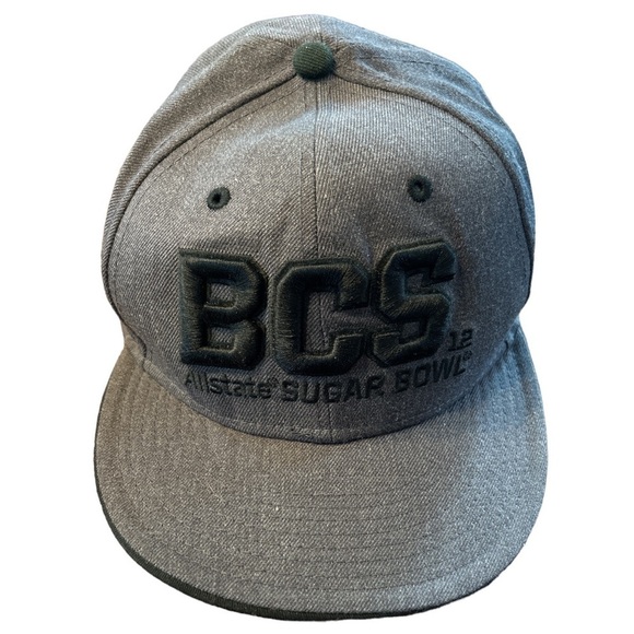 Nike BCS Allstate Sugar Bowl 2012 Championship Michigan Snapback Hat Gray OSFM - Picture 1 of 16